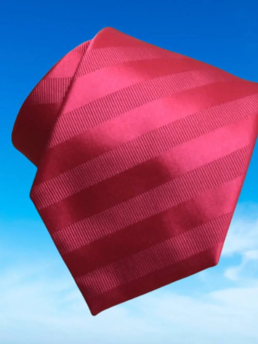 $525 BRIONI Red stripes Regimental handmade Satin silk Blend neck Tie Italy